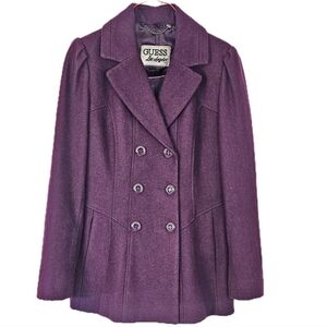 Guess Purple Pea Coat
